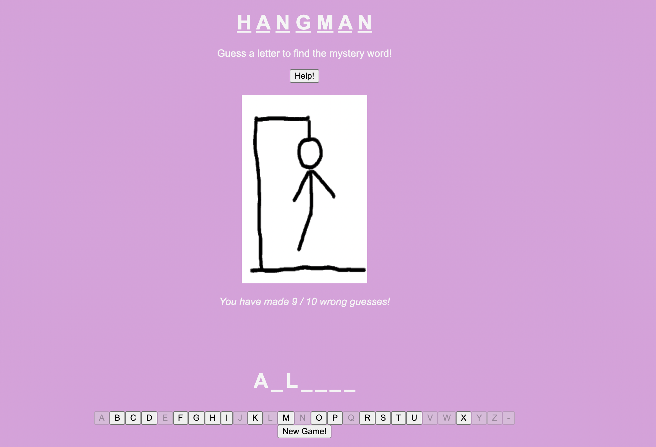Hangman Game