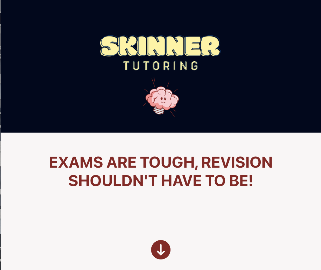 Skinner Tutoring Website